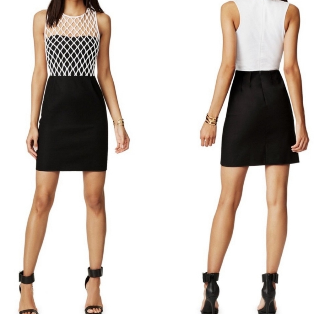COPY - Diane von Furstenberg Mesh Detail Sheath Dress